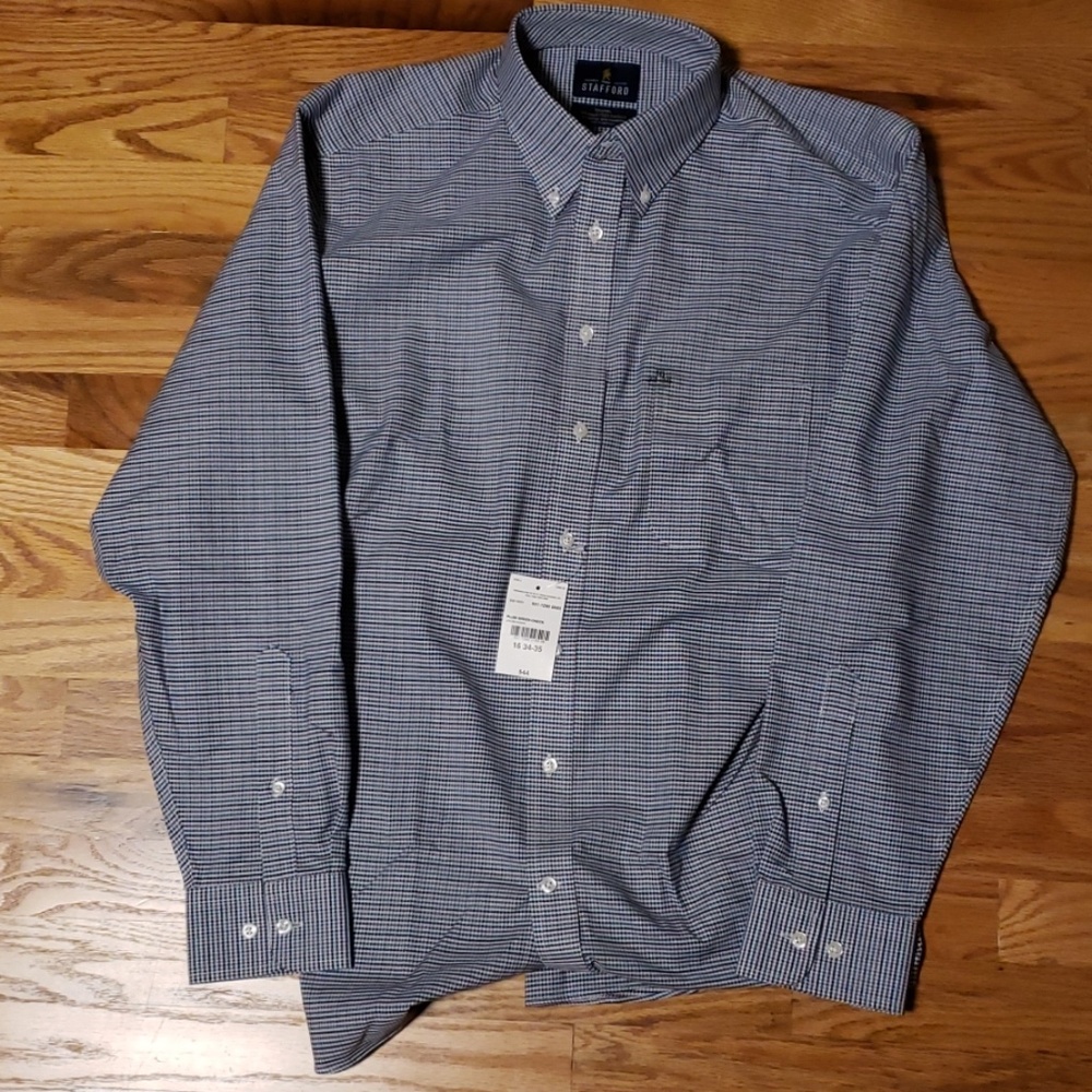 STAFFORD Regular Fit Dress Shirt 16  34-35